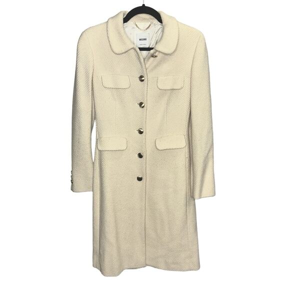 Vintage Moschino Tweed Wool Coat